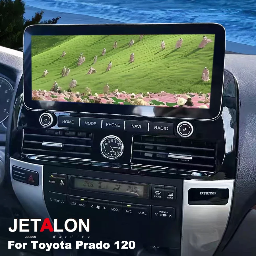 Android 15 Radio del coche para Toyota Prado 120 2002-2009 Lexus Gx470 estéreo Carplay reproductor de vídeo Multimedia unidad principal de navegación GPS 1