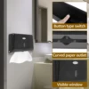 Wall Mount Toilet Paper Dispenser Punch Free Toilet Tissue Drawer Box Paper Towel Holder for Bathroom Restroom Kitchen Supplies 5
