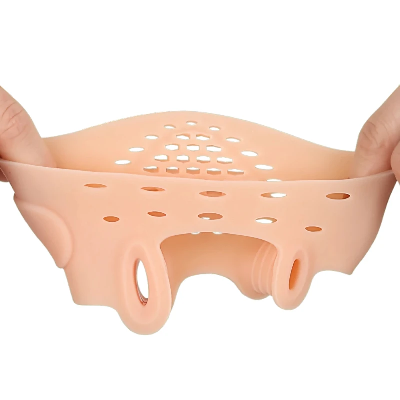 1Pair Big Foot Bone Orthopedic Insole Gel Forefoot Pad Hallux Valgus Toe Splitter Shock Absorption Massage Forefoot Cushion