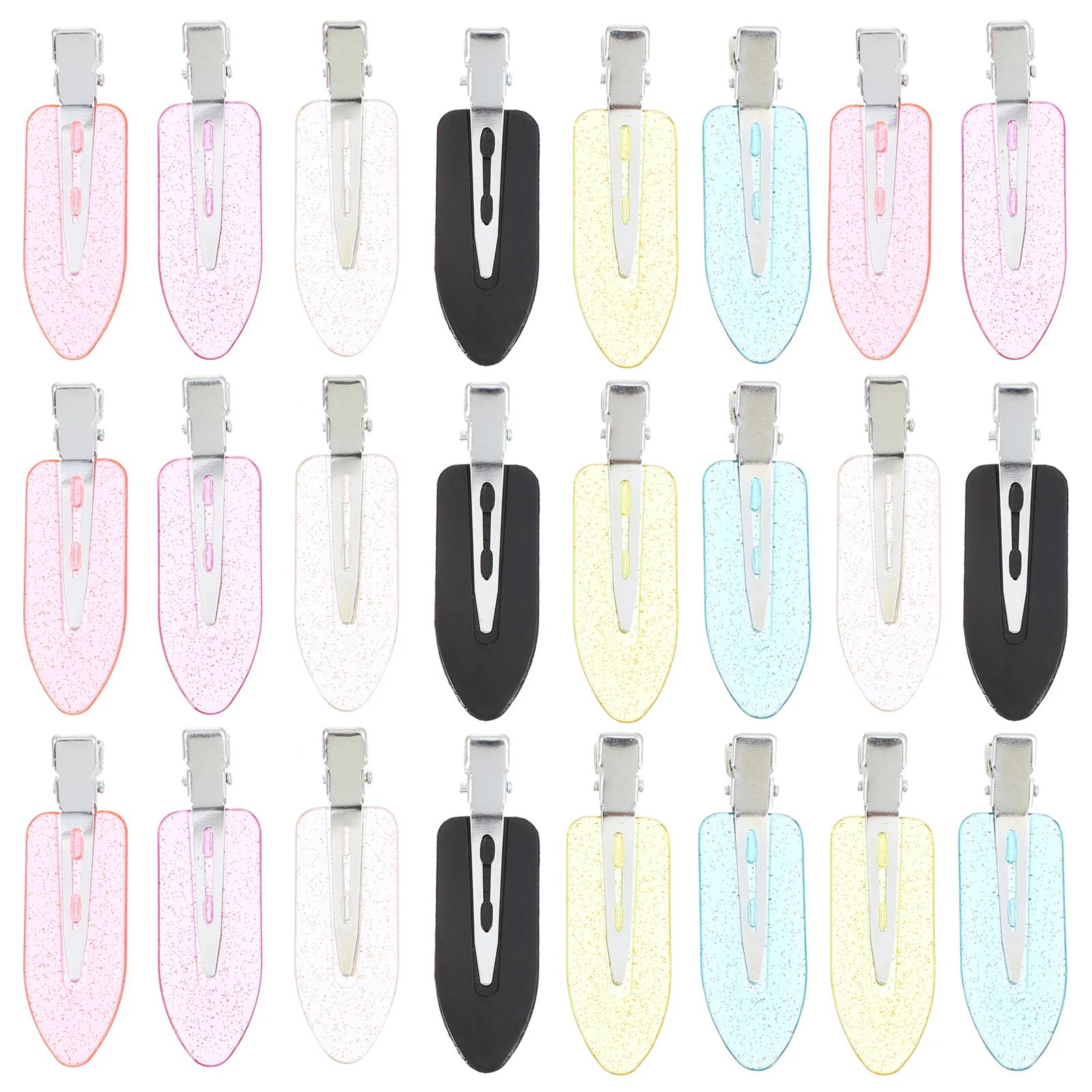 

24 Pcs Hairpin Makeup Barrettes No Bend Girl Styling Hairpins Clips Abs