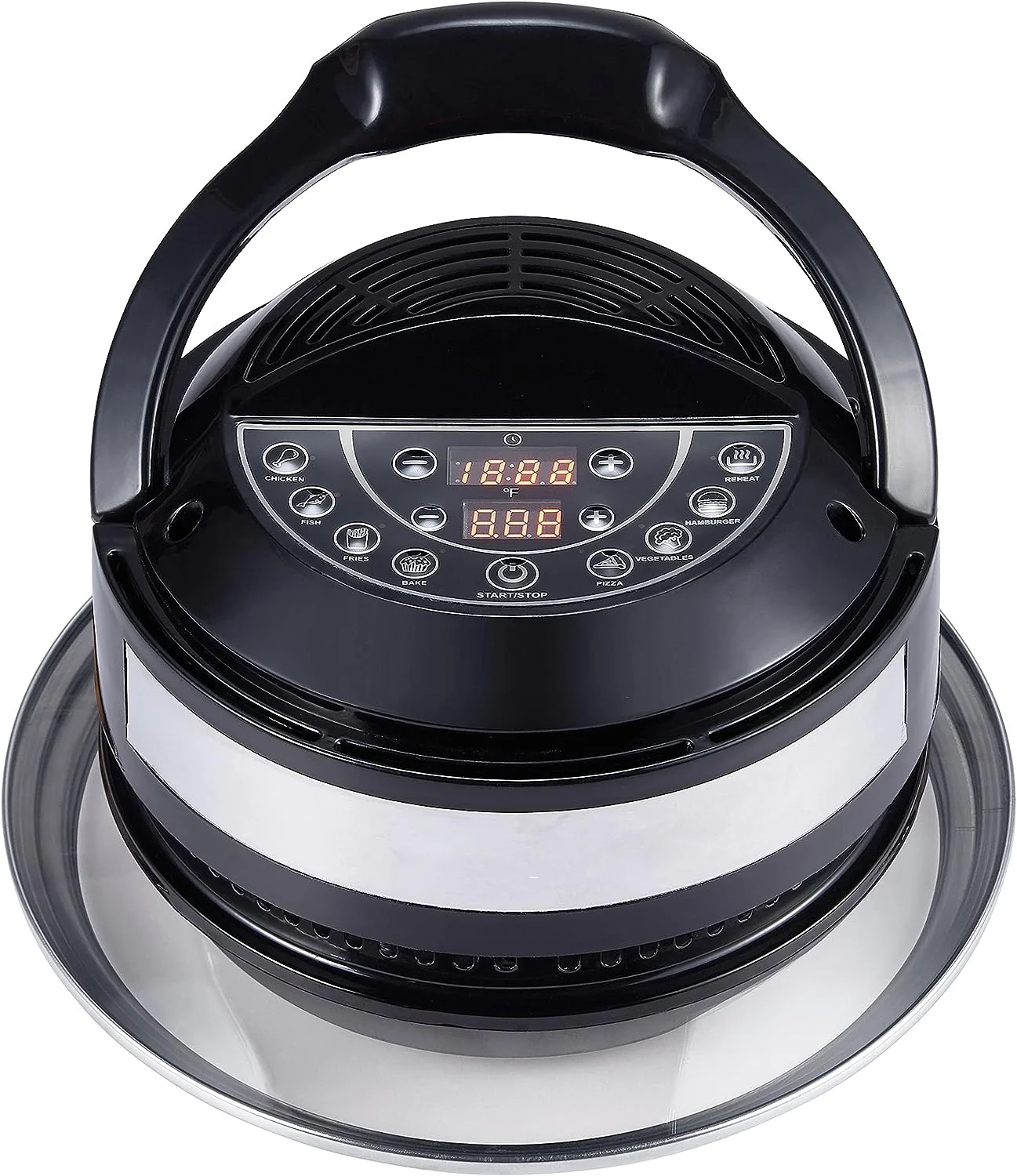 

in 1 Air Fryer Lid for 6Qt & 8Qt Stovetop Pressure Cookers, Multicookers, Instant & Stock Pots | with Accessories Stain
