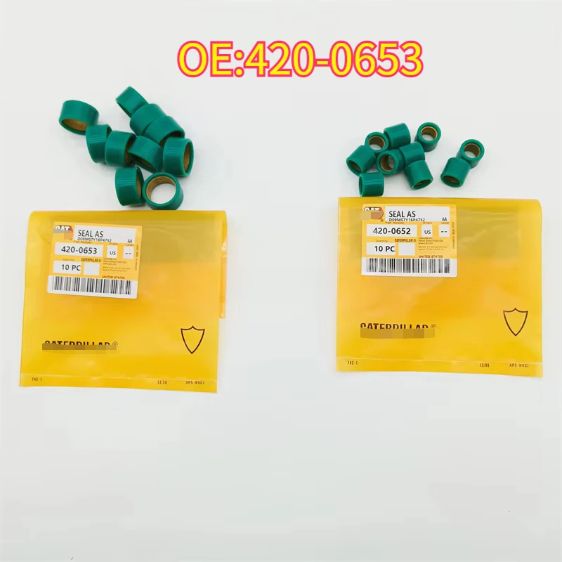 For Machinery Parts Water Seal Gasket 420-0653 420-0652 4200652 4200653 for 3508 3512 3516 Engine