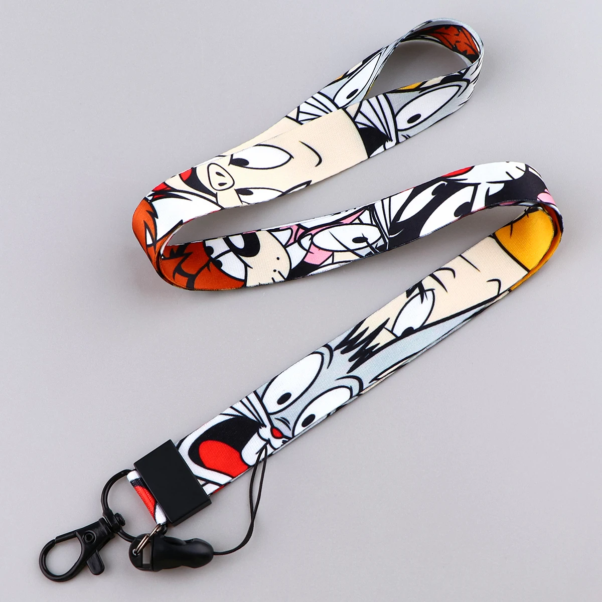 Cartoon Phone Lanyard Neck Strap for Key ID Card Phone Straps Badge Holder DIY Hanging Rope Keychain Keyrings Accessories