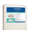 2-Stage Baby Crib Mattress Innerspring Hypoallergenic Waterproof Extra Firm Toddler Bed Mattress 150 Coils Airflow Pocket Safe 2