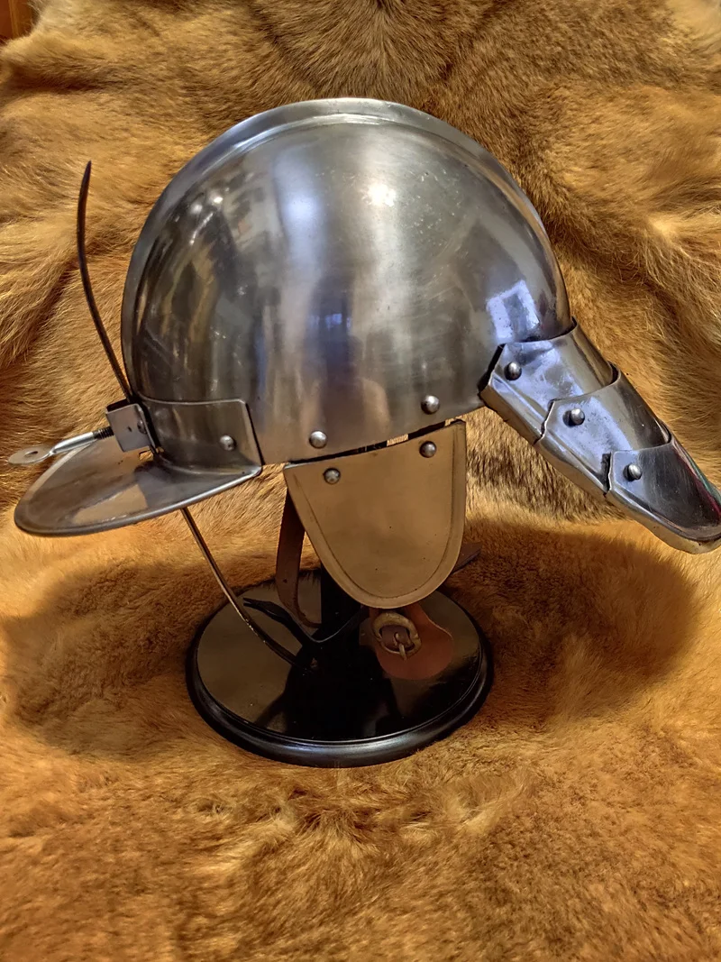 Light cavalry helmet Polish wing cavalry helmet hussar nose real wearable postage