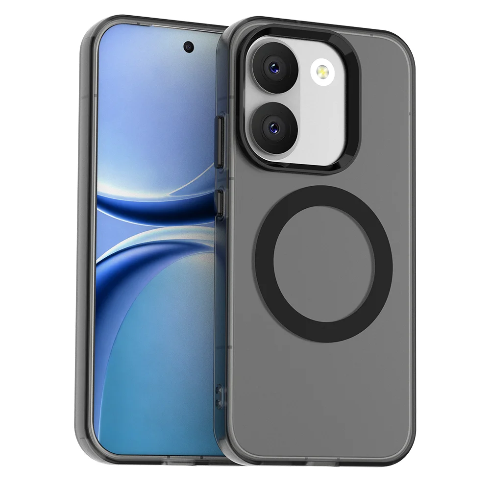 Luxury Armor Shockproof Matte Hard Case with Magsafe Magnetic Wireless Charging Compatibility