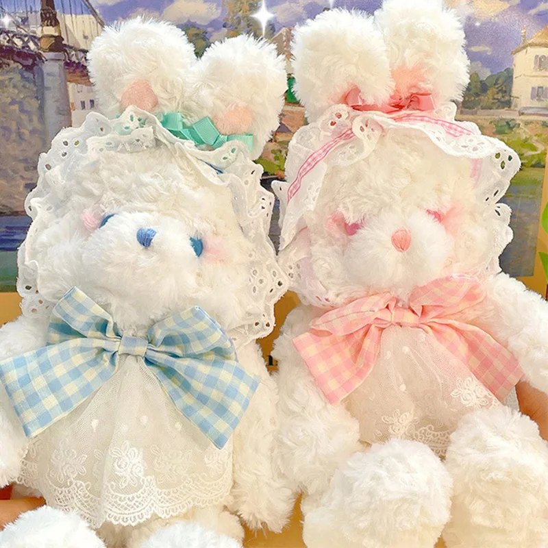

New Cute Lolita Rabbit Plush Toy Soft Stuffed Bunny Cartoon Animals Dolls For Birthday Party Gifts Funny Decoration Hot Sale