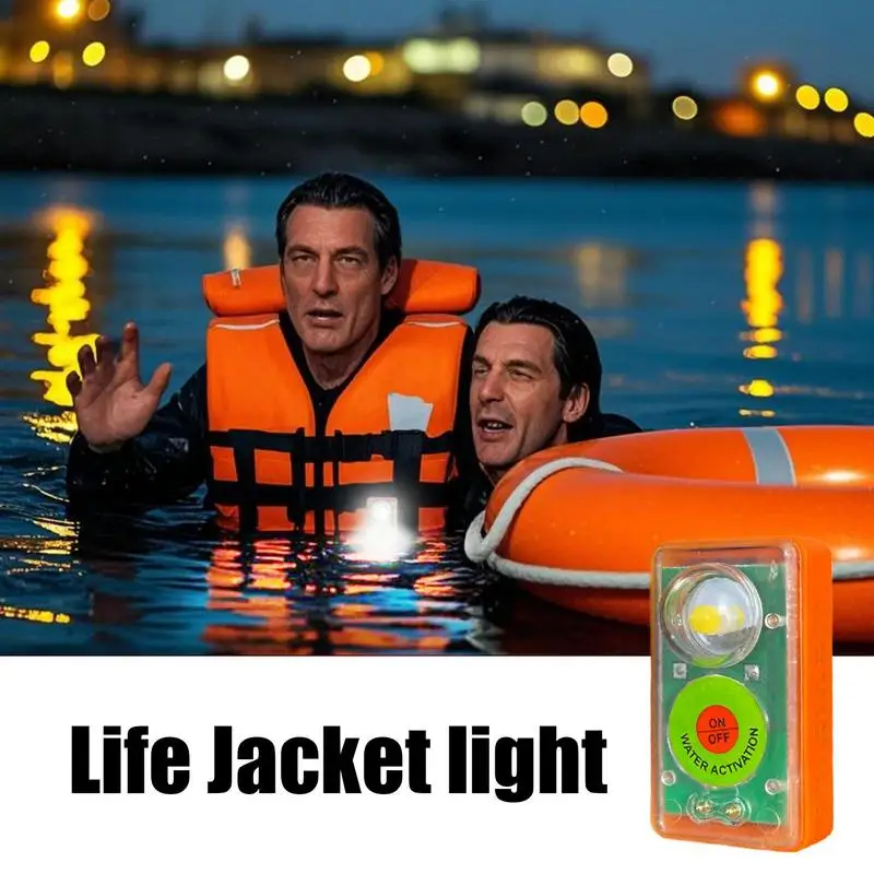 Life Jacket Strobe Light Positioning Life Jacket Strobe Boating Equipment Boat Lighting Safety Protection Accessories For Water