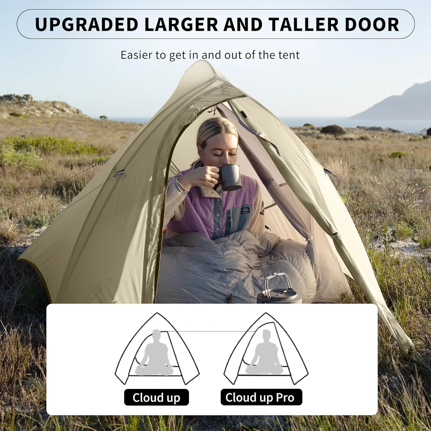 Naturehike Upgraded Cloud Up Person Tent Outdoor Camping
