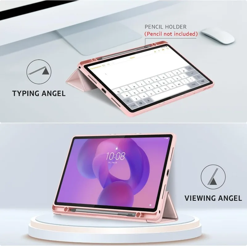 Acrylic Tablet Case with Pencil Holder