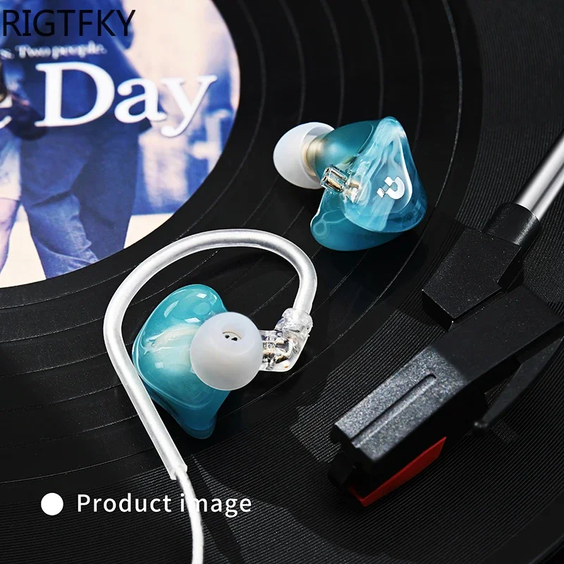 Wired In Ear Earphones COONY CN1 Resin Interchangeable HIFI TypeC Monitoring