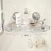Shower Room Suction Cup Bathroom Storage Shelf Basket Home Storage Organizer Shelf Decorative Easy Install Dropshipping 2