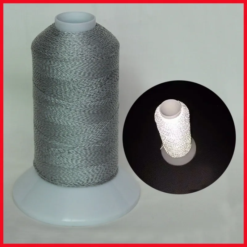 Reflective Embroidery Thread Soft Sticky Thread Knitted Sewing Computer Yarn for Costume Shoes Socks Fashion 900/1300 Meters