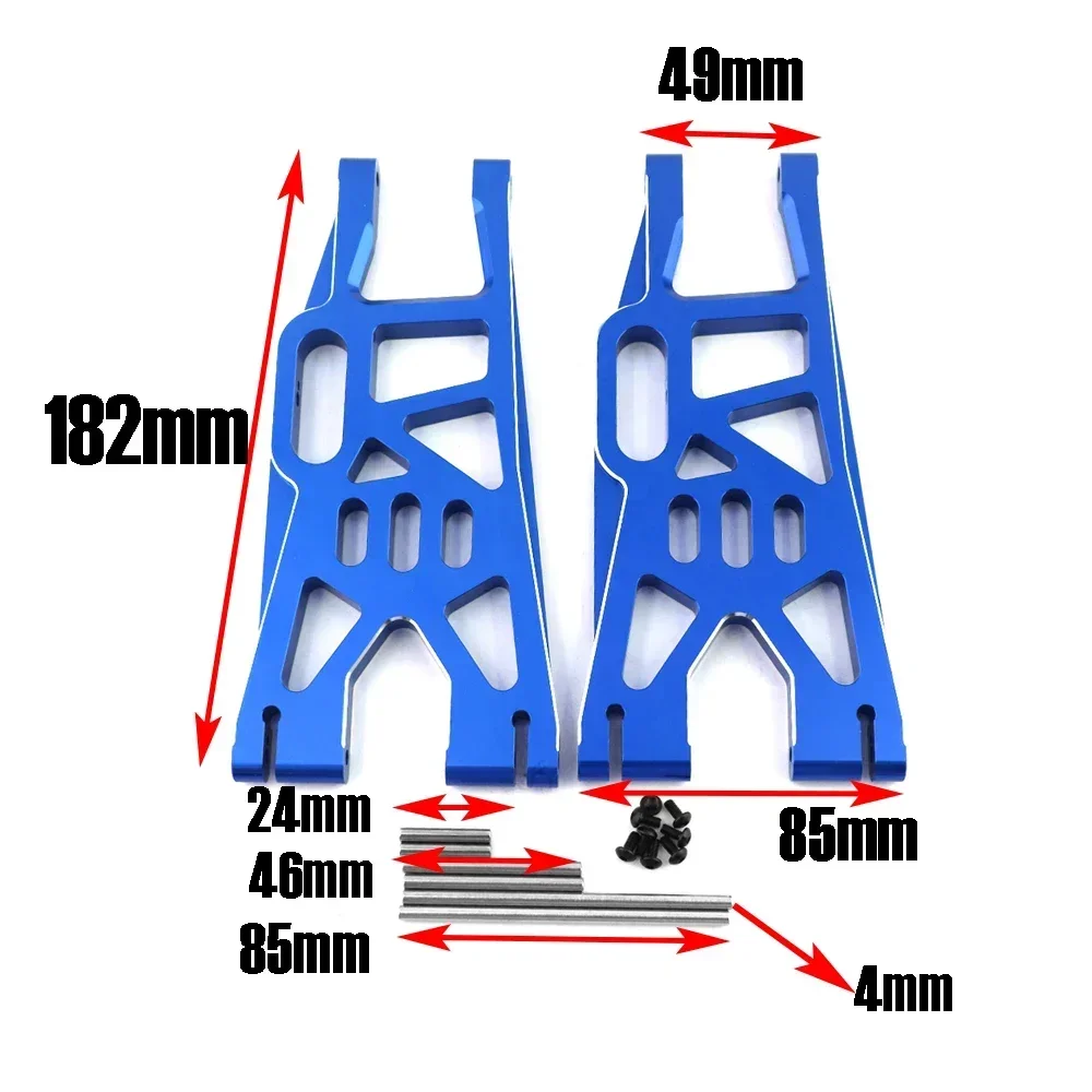 CatRC2pcsMetalFrontRearLowerSuspensionArmfor15TraxxasXMaxx