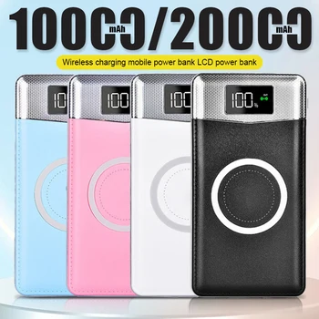 2025 Wireless 10000mAh/20000mAh Power Bank External Battery Built-in Charger Powerbank Portable For iPhone 12 13 Pro Max Note 9 1