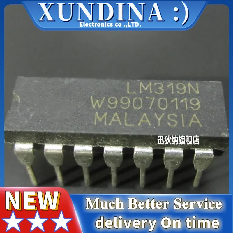 

10 шт./партия LM319N DIP-14 новая и оригинальная интегральная схема