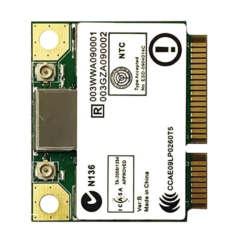 듀얼 주파수 기가비트 네트워크 카드, 와이파이 블루투스 5.0, 미니 PCIE 무선 모듈, 867Mbps 네트워크 카드, RTL8822CE