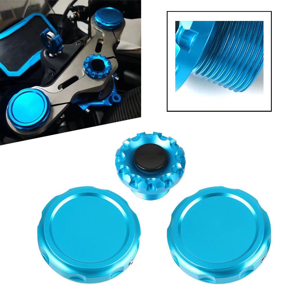 

Front Fork Upper Top Bridge Steering Stem Nut Bolt Triple Clamp Screw Cap for CFMOTO CF MOTO 450SR 450 SR 800MT 800 MT 1250TR-G