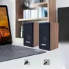 3D Stunning Sound Quality Subwoofer Computer Wooden USB Stereo Desktop Sound Desktop Laptop Phone Home Gift Sound System 1