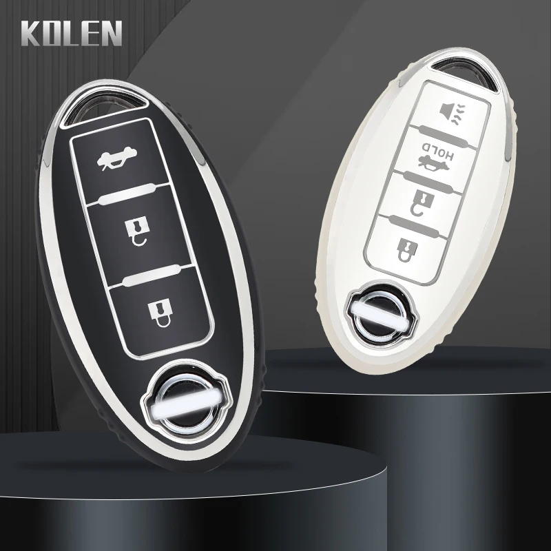 Key Case TPU Car Smart Key Cover Fob For Nissan Qashqai Juke J10 J11 X-Trail T32 T31 Kicks Tiida Altima Pathfinder Note For Infiniti