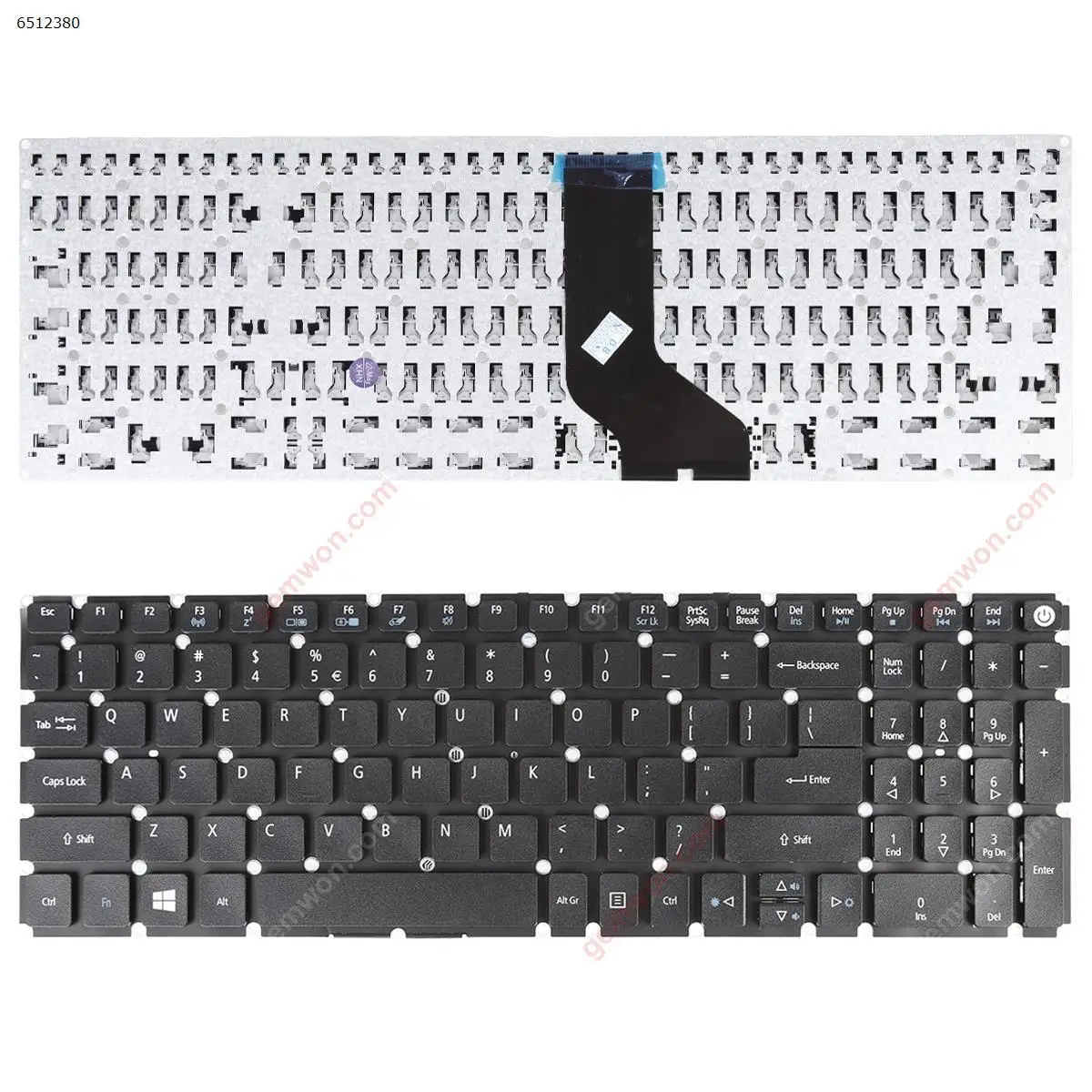 

US клавиатура для ноутбука Acer Aspire E5-722 E5-772 V3-574G E5-573T E5-573 E5-573G E5-573T Black