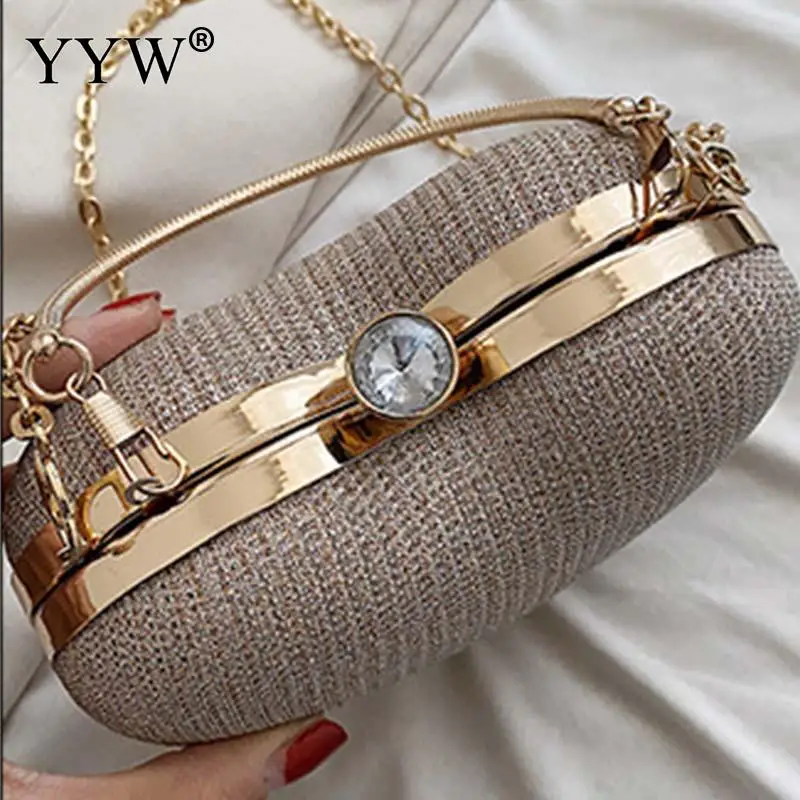 INS Fashion Love Heart Shape Women Clutch Handbag Solid Color Denim Metal Top Handle Female Party Bags Crossbody Chain Purse