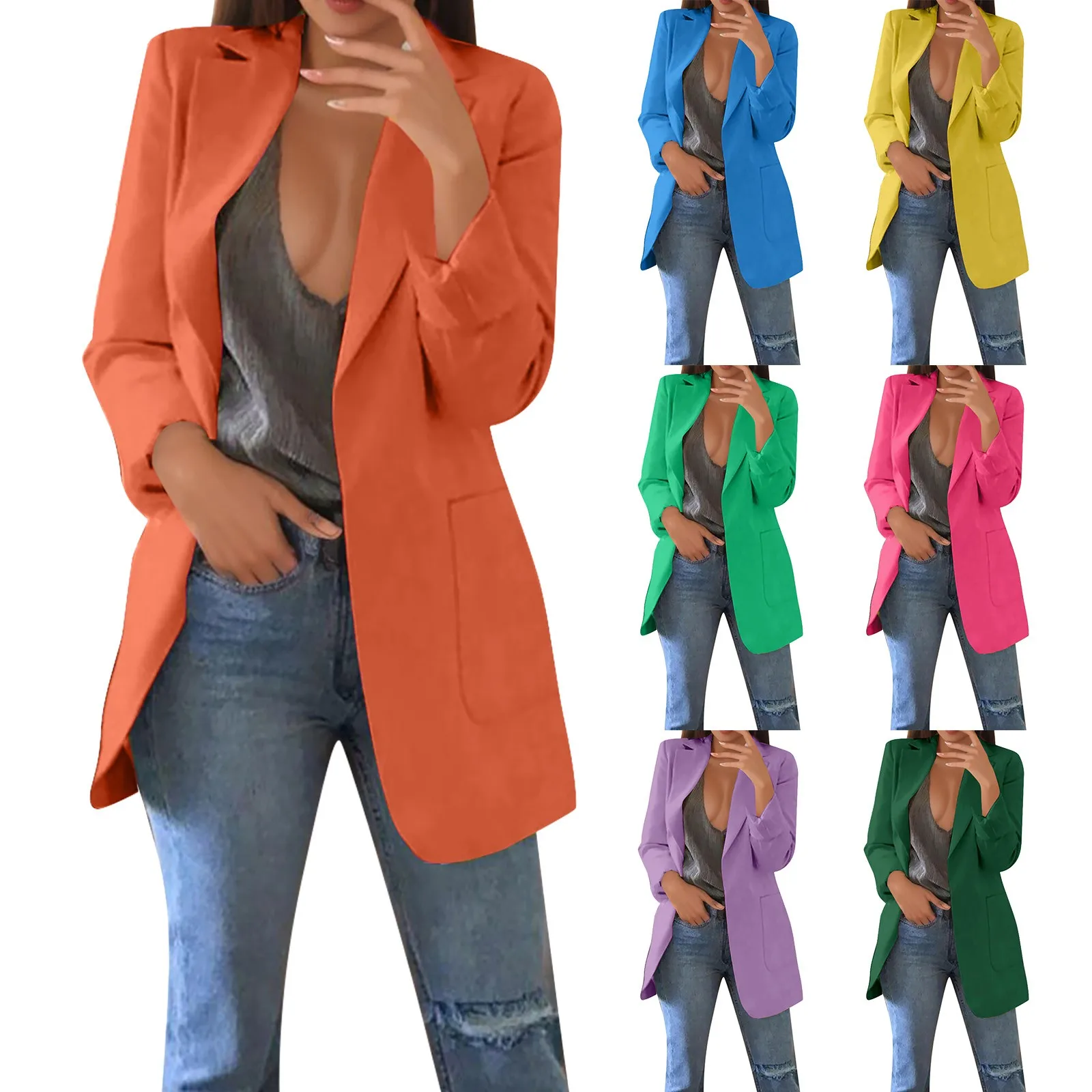 여성용 경량 스포츠 재킷, 사무실 재킷, 소매 긴 코트, 가디건, 겨울 세트 플리스 재킷, 여성용 플러스 사이즈