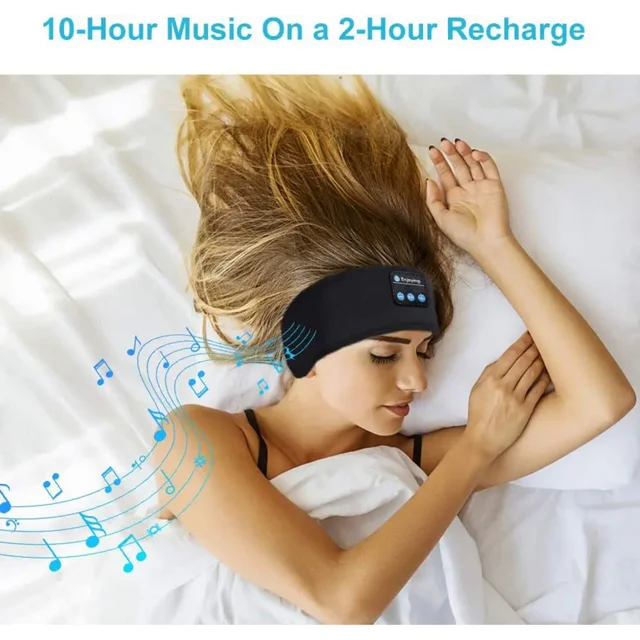 2025 Bluetooth Sports Sleeping Headband Earphones 3