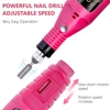 LINMANDA Electric Nail Drill Machine Set Manicure Drill Set Milling Cutters Nail File Equipment Strong Nail Polishing Tool 3