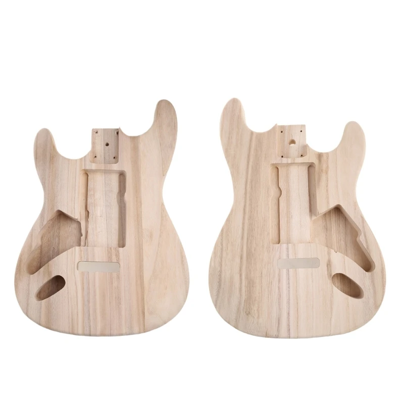 

DIY Electric Guitar Barrel Body Replacement Body Unfinished Maple Guitar Body Blank Wood Guitar for Guitar Parts