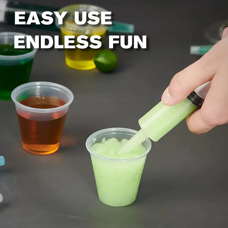 Seringue à Shot 60 Ml Réutilisable – Qualité Alimentaire, Lave-vaisselle – Pour Fêtes, Cocktails, Dégustation
