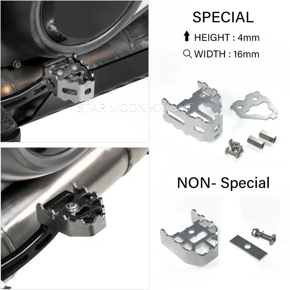 

For Pan America 1250 Special RA 1250 S PA1250 Motorcycle Foot Brake Lever Extender Brake Lever Foot peg Increase The Adapter