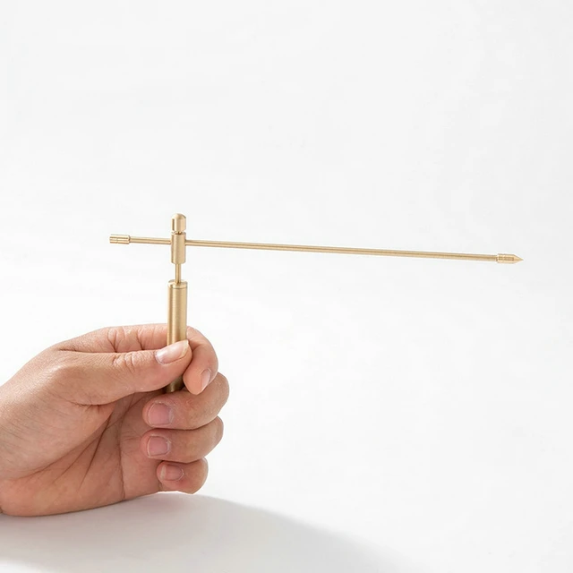 Canne De Radiesthésie En Cuivre Pur 99,9% - Longueur 30,5 Cm - Pour Détection Eau, Recherche Objets, énergie