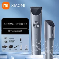 New Xiaomi Mijia Hair Clipper 2 Professional IPX7 Waterproof Hair Trimmer For Men Hair Cutting Machine Electric Shaver Home 1