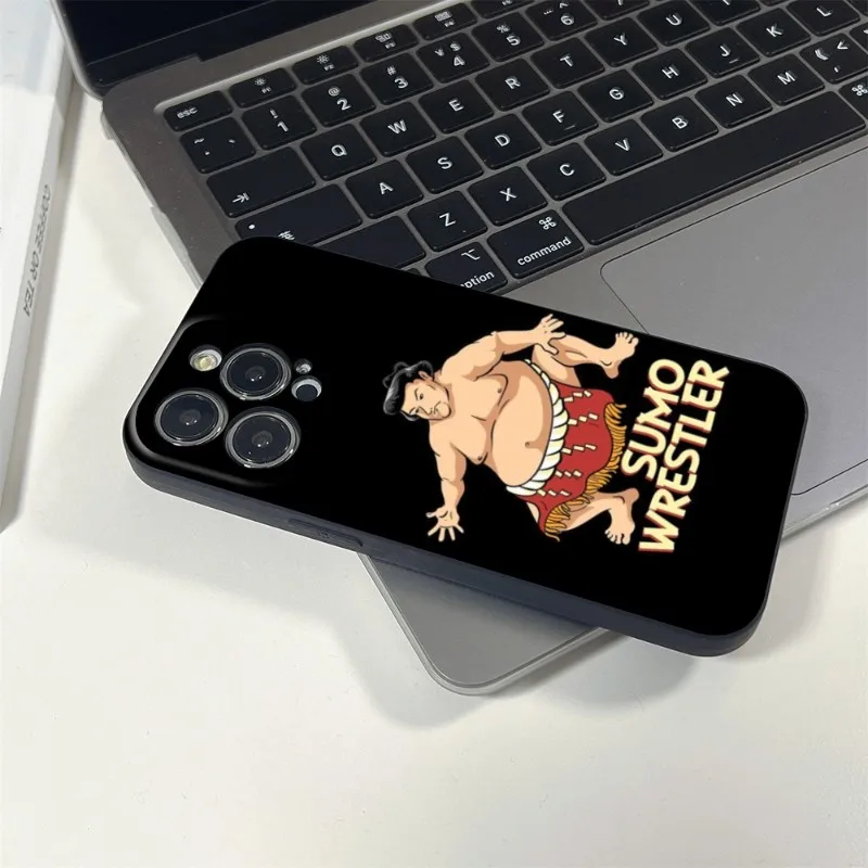 Sumo Wrestling Phone Case for Iphone 14 12 11 13 Pro Max Mini X XR XS 7 8 Max SE 2020 Soft Phone Yokozuna Covers