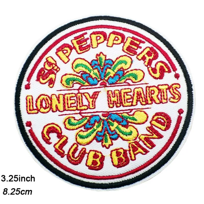 Rock N Roll Music Embroidered Iron-On Patch