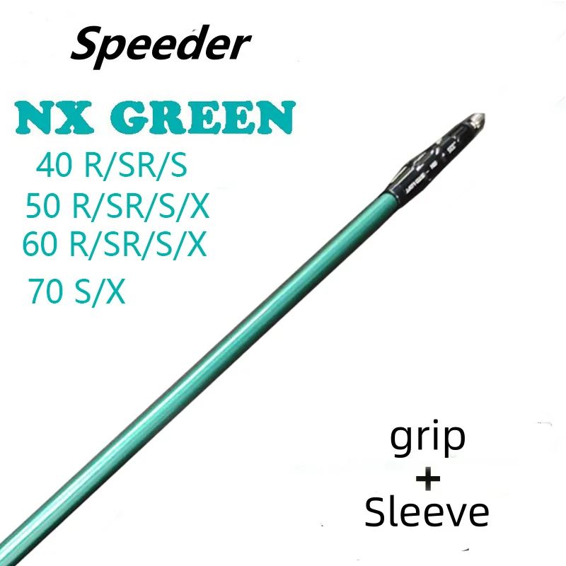 Golf Club Shaft NX GREEN 40/50/60/70 S/SR/R/X graphite shaft screwdriver and wooden free assembly sleeve and grip