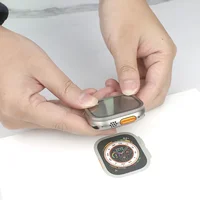 Coque en alliage et verre guatémaltèque pour Apple Watch Ultra 2 49mm, protecteur d'écran anti-rayures pour iWatch Ultra 49mm, film de couverture 4