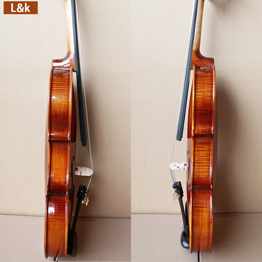 Antonio Stradivarius Handmade natural tiger patterned maple violin 4/4 Violin beginner professional Musical Instruments
