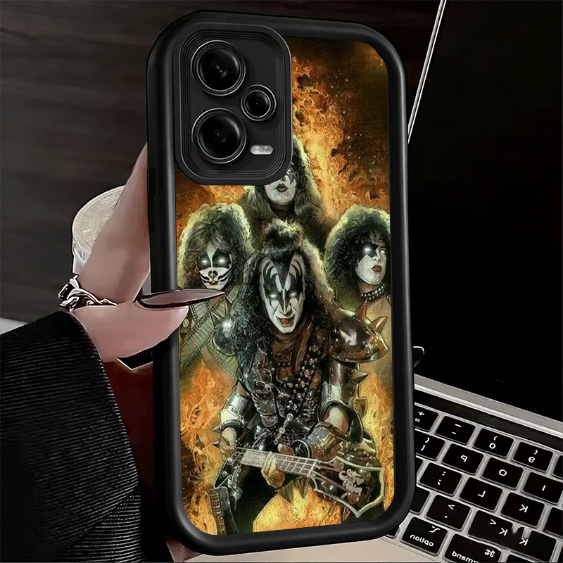 Stylish Soft Protective Phone Case with Rock Band Design