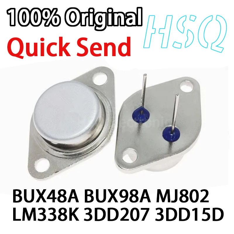 1 Pz Nuovo Bux48A Bux98A Mj802 Lm338K 3 Dd207 3 Dd15D Metallo To-3 Transistor