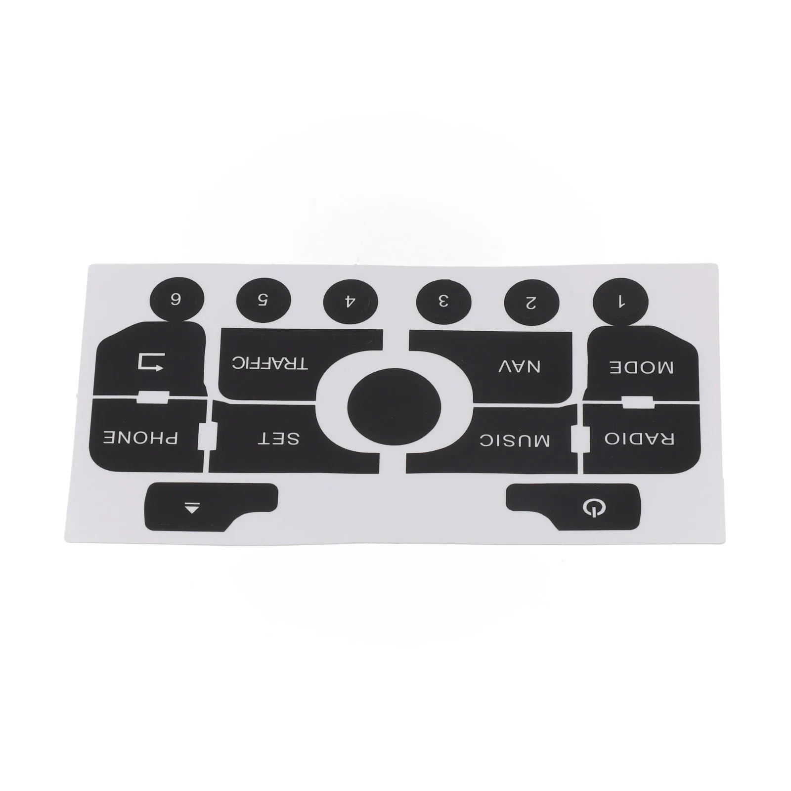 Auto Taste Reparatur Aufkleber Aufkleber Für 308 Für 3008 Für C3 Für C5 Nav Radio Push Button Auto Zubehör Vinyl reparatur Aufkleber – Detail 7