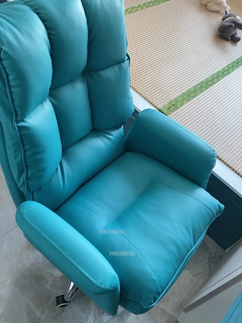 Description Picture 6 of itemLuxury Swivel Office Chairs Computer Gamer Nordic Leisure Office Chair Lifting Armchair Backrest Stuhl Bedroom Furniture WZ