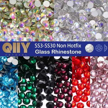 Glass Flat Back Rhinestones 1