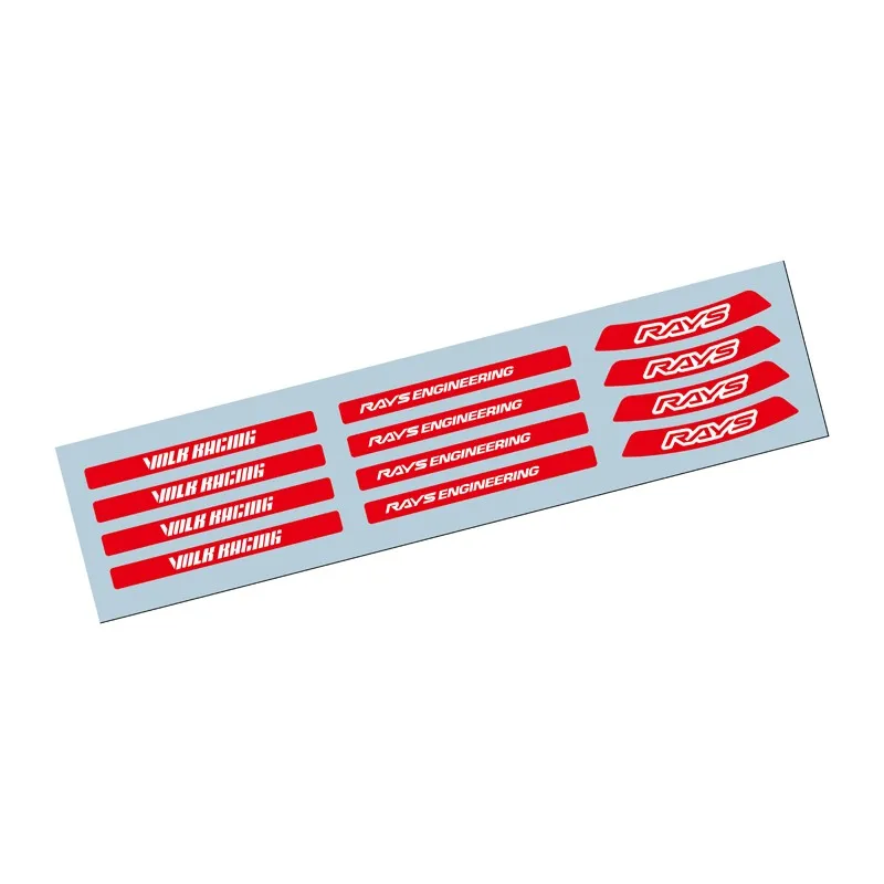 RAYS CE28 CR II BLA EDITION Wheel Hub Decorative Stiers Tire Rim Hubcap Decal Full Car Wrap Cusizable Stier