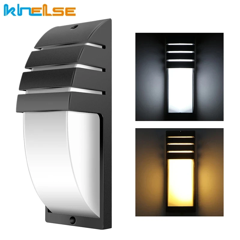 10W LED Wall Light Waterproof Porch Lights Radar Motion Sensor Villa Courtyard Garden Outdoor Lighting wall light