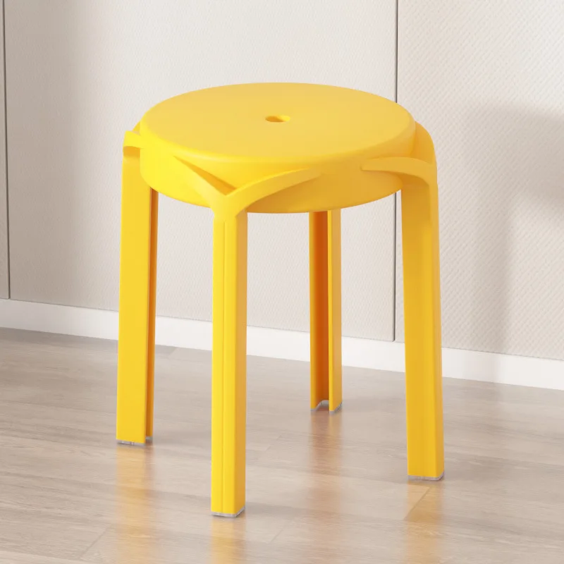 

Пластиковый стул o416, домашний утолщенный высокий стул, табурет для ванной, обеденный стол для взрослых, табурет в полоску, Небольшая скамейка