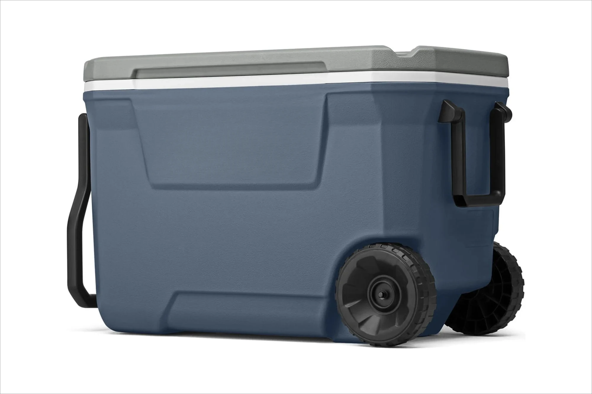 Cooler 62QT Hard-Side Wheeled for Tailgate Parties Camping Sports Festivals