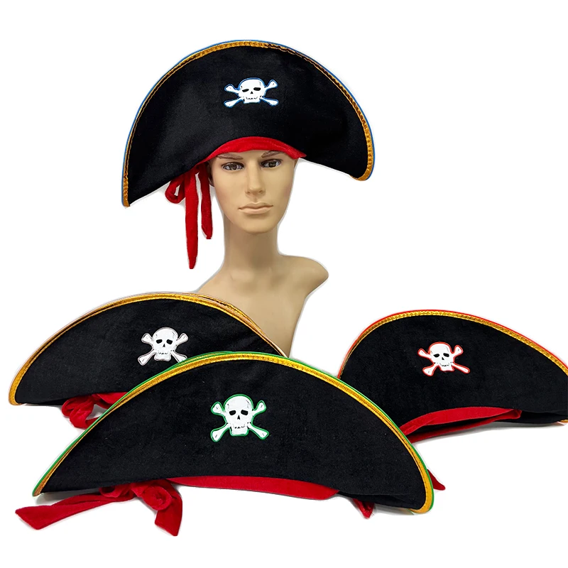 New Design Pirate Hats Ship Shaped Hats Costumes Cosplay hats Men Women Decor Headgear Hat Glow In The Dark