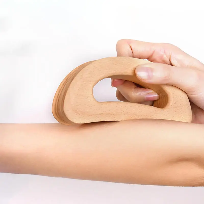 Health Care Slimming Guasha Board Wood Therapy Massage Stick Lymphatic Drainage Massager Scraping For Relaxation And Recover
